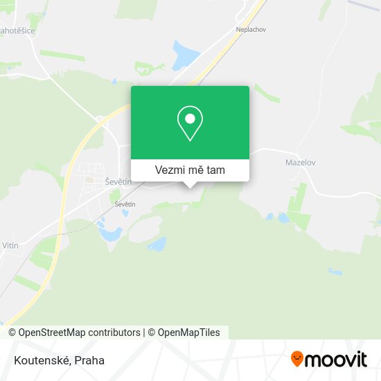 Koutenské mapa