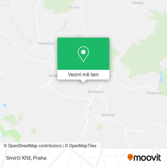 Smírčí Kříž mapa