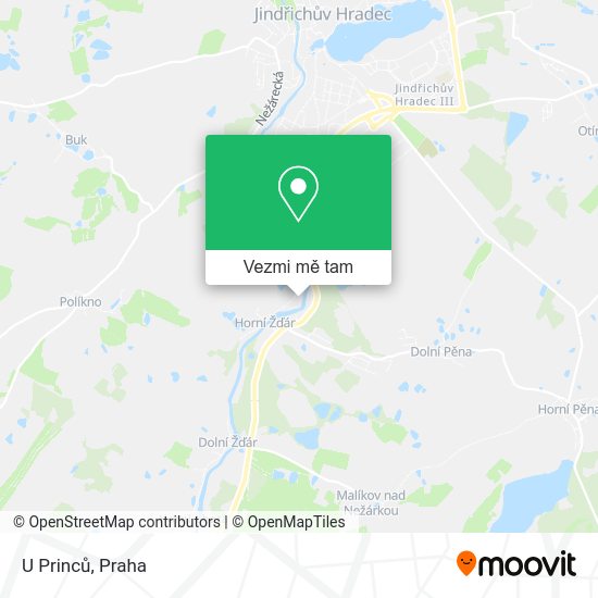 U Princů mapa