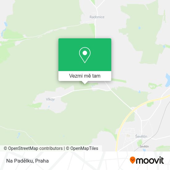 Na Padělku mapa