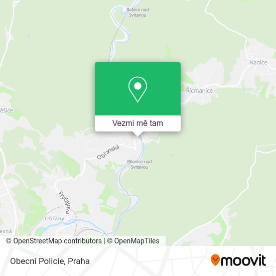 Obecní Policie mapa