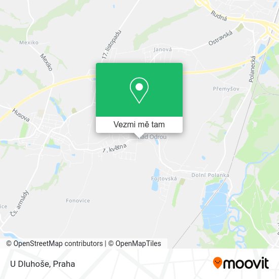 U Dluhoše mapa