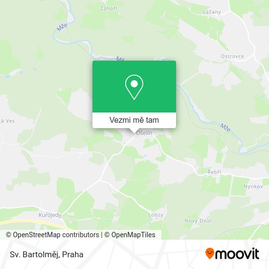 Sv. Bartolměj mapa
