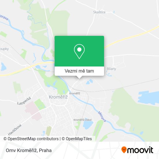 Omv Kroměříž mapa