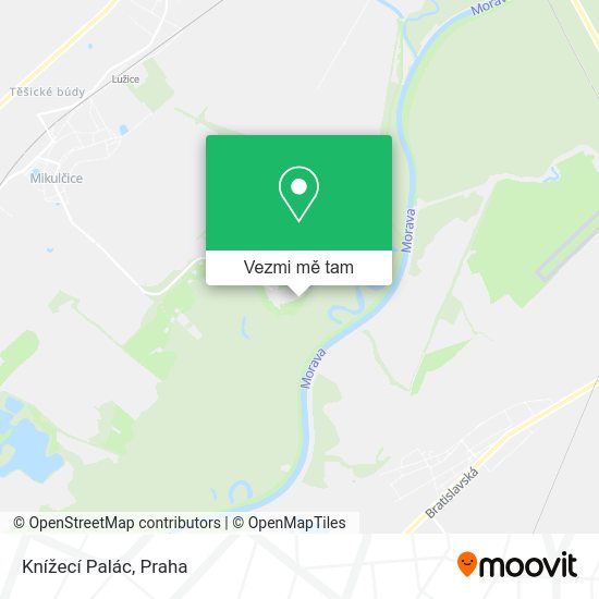 Knížecí Palác mapa
