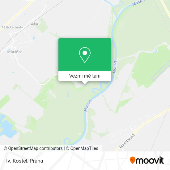 Iv. Kostel mapa