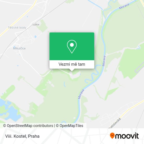 Viii. Kostel mapa