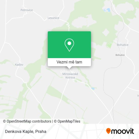 Denkova Kaple mapa