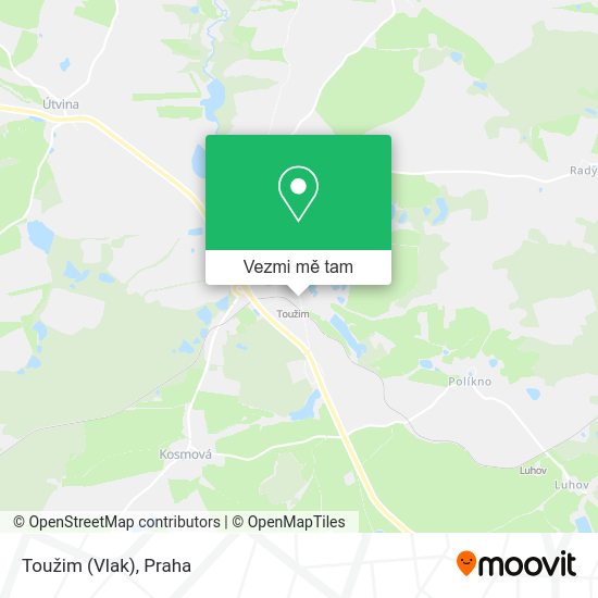 Toužim (Vlak) mapa