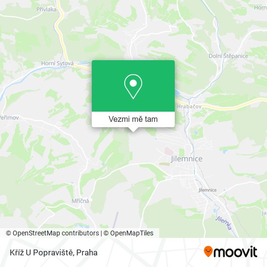 Kříž U Popraviště mapa