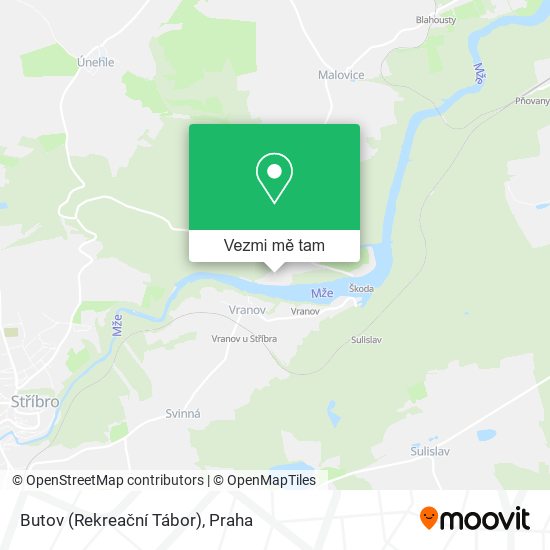 Butov (Rekreační Tábor) mapa