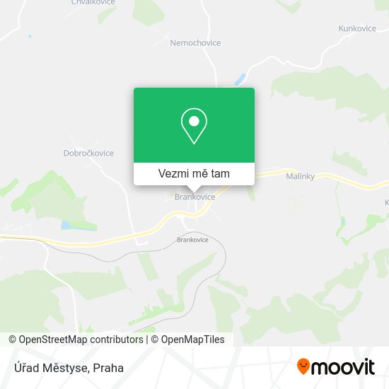 Úřad Městyse mapa