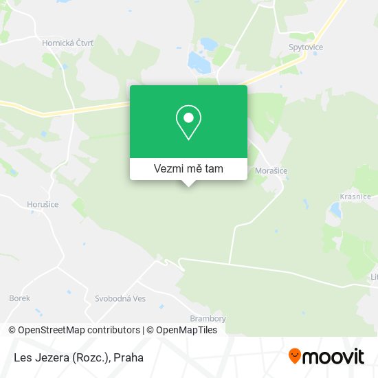 Les Jezera (Rozc.) mapa