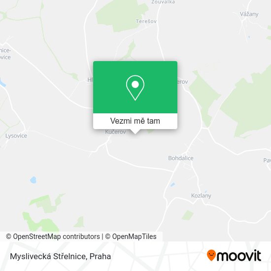 Myslivecká Střelnice mapa