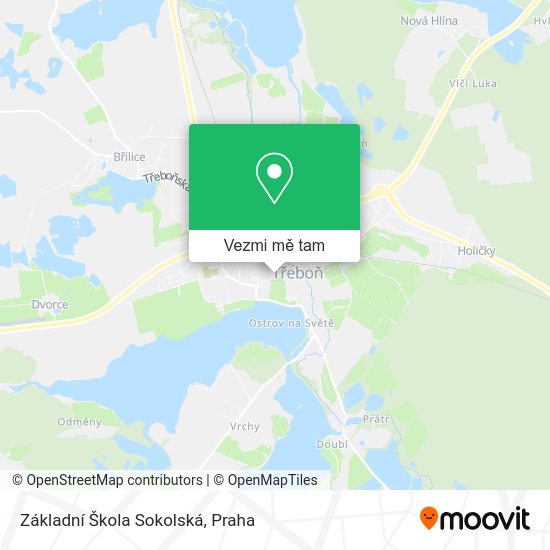 Základní Škola Sokolská mapa