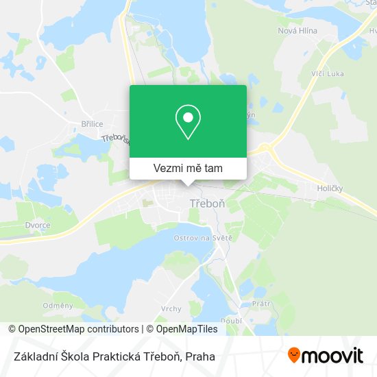 Základní Škola Praktická Třeboň mapa