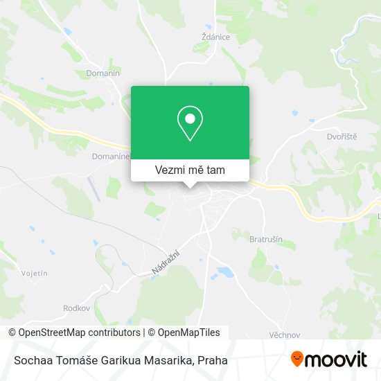 Sochaa Tomáše Garikua Masarika mapa