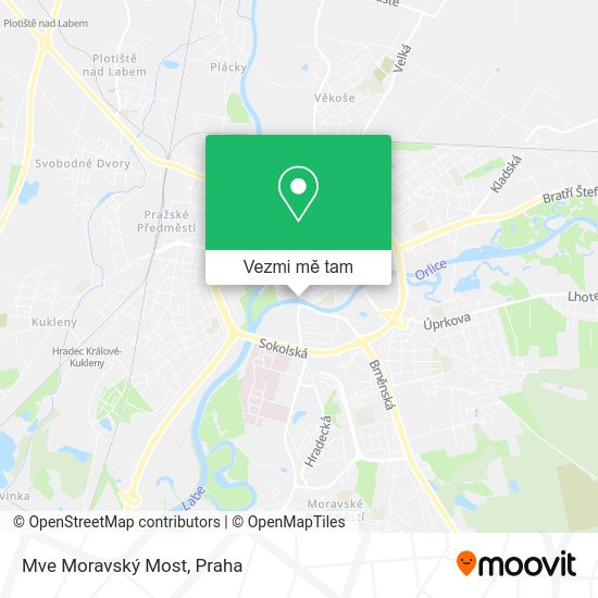 Mve Moravský Most mapa