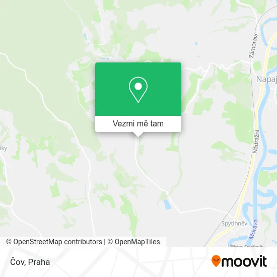 Čov mapa