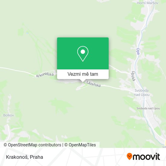 Krakonoš mapa