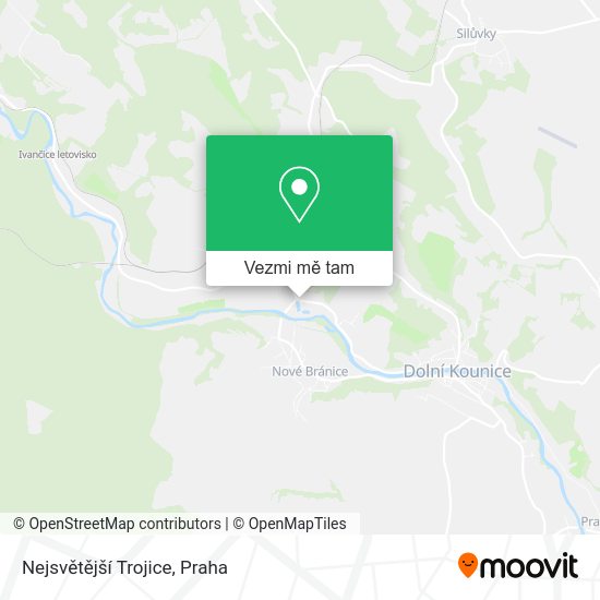 Nejsvětější Trojice mapa