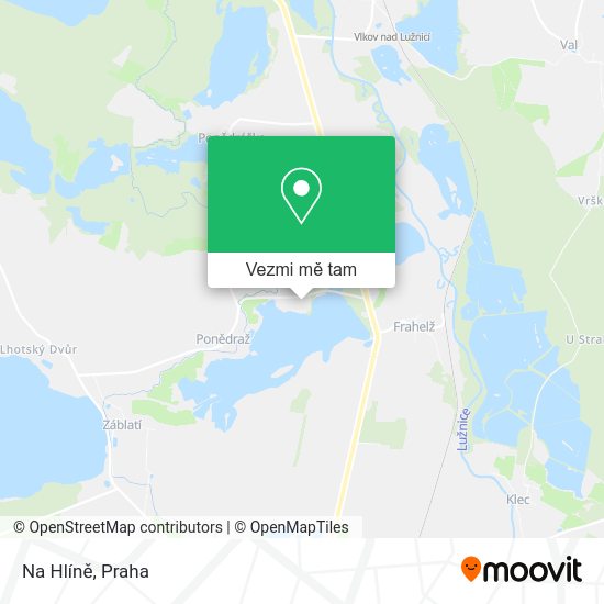 Na Hlíně mapa