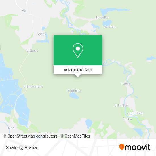 Spálený mapa