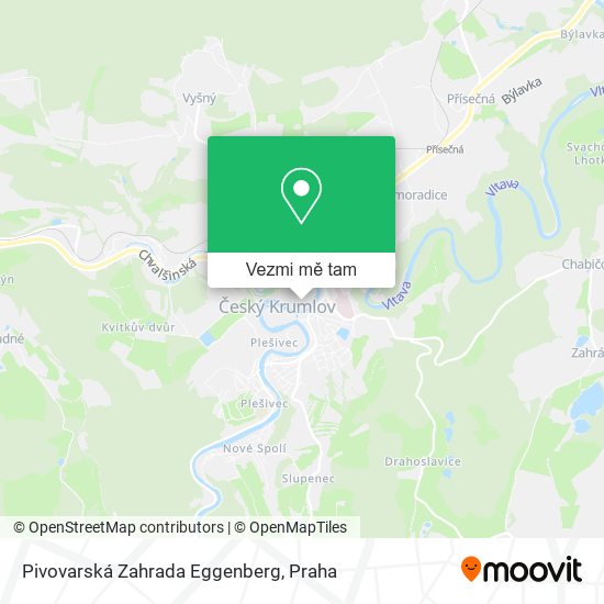 Pivovarská Zahrada Eggenberg mapa