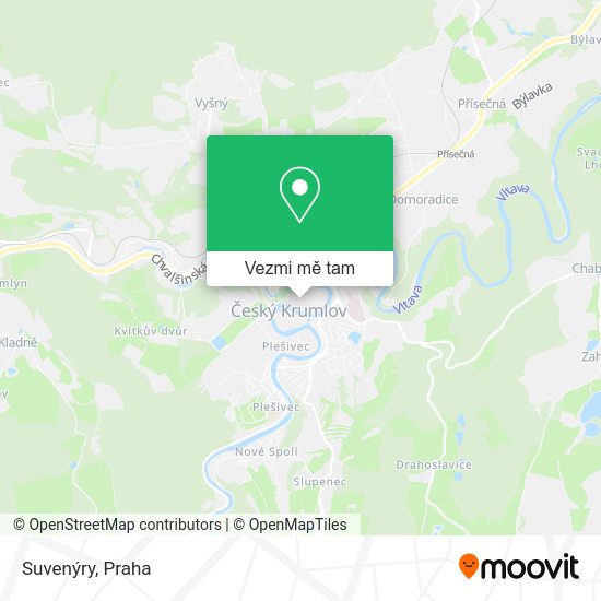 Suvenýry mapa