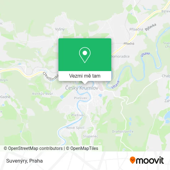 Suvenýry mapa