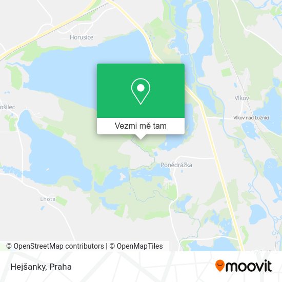 Hejšanky mapa