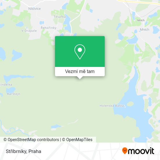 Stříbrníky mapa