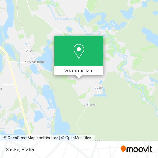 Široké mapa