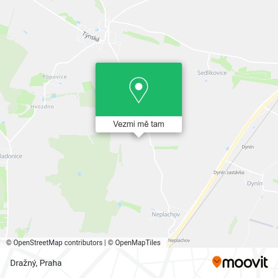Dražný mapa