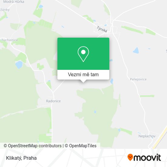 Klikatý mapa