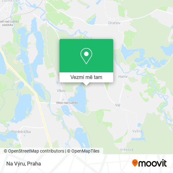 Na Výru mapa