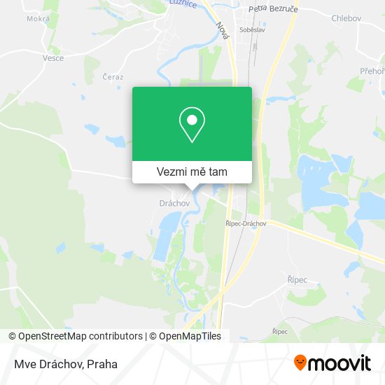 Mve Dráchov mapa