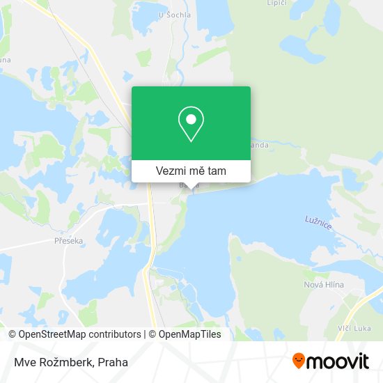 Mve Rožmberk mapa