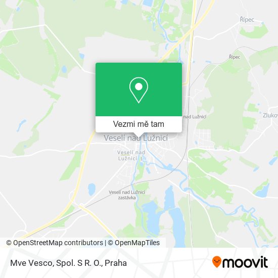 Mve Vesco, Spol. S R. O. mapa