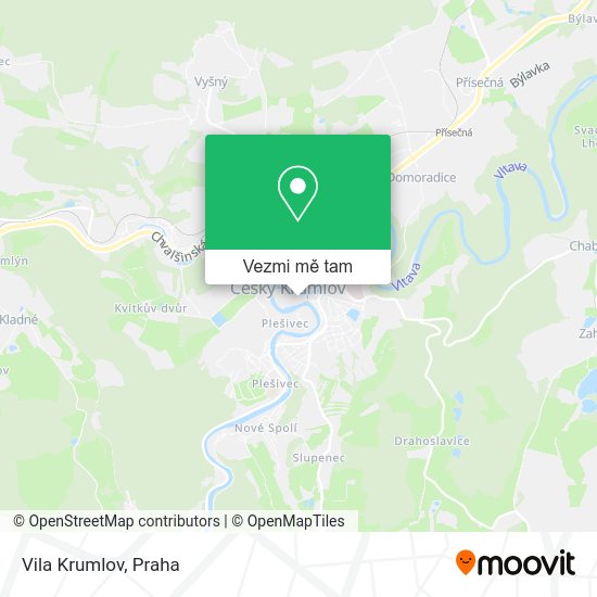 Vila Krumlov mapa