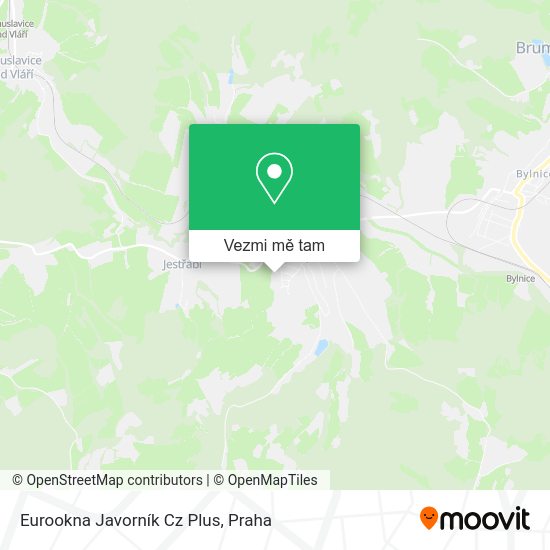 Eurookna Javorník Cz Plus mapa