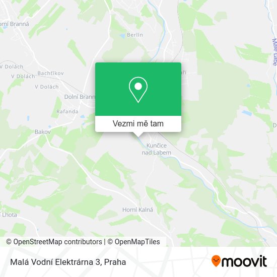 Malá Vodní Elektrárna 3 mapa