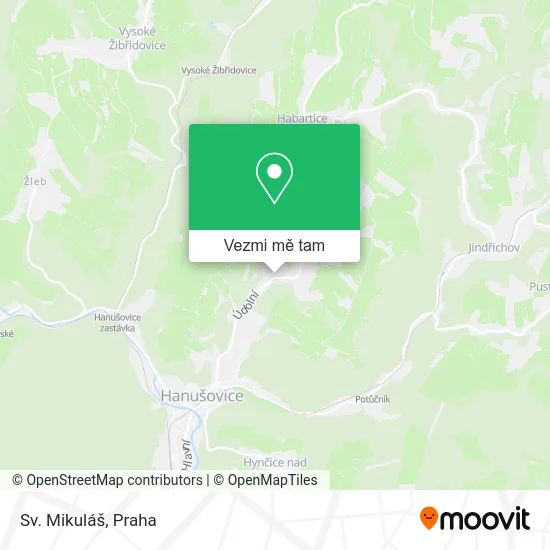 Sv. Mikuláš mapa