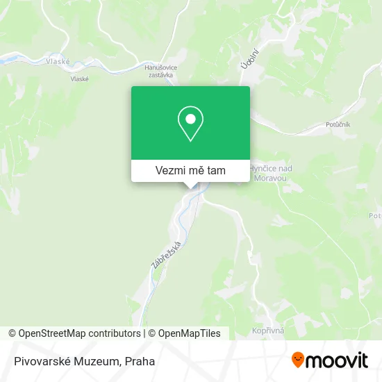 Pivovarské Muzeum mapa