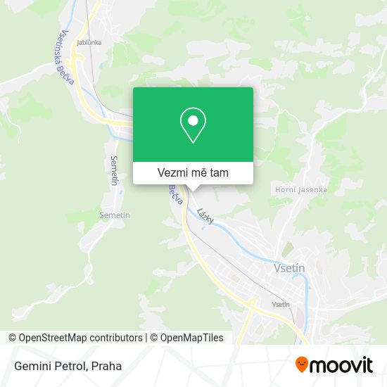 Gemini Petrol mapa