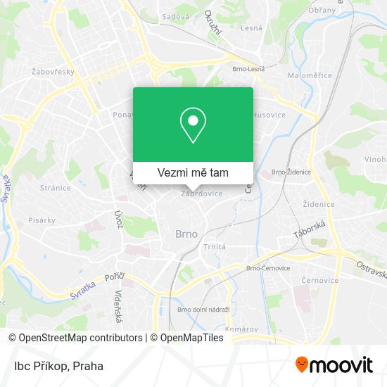 Ibc Příkop mapa
