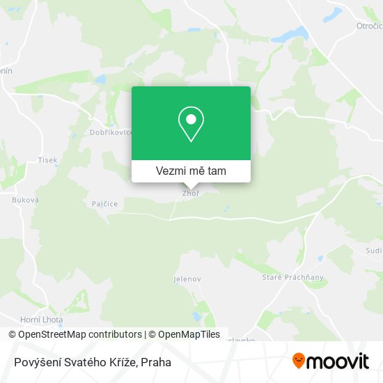 Povýšení Svatého Kříže mapa