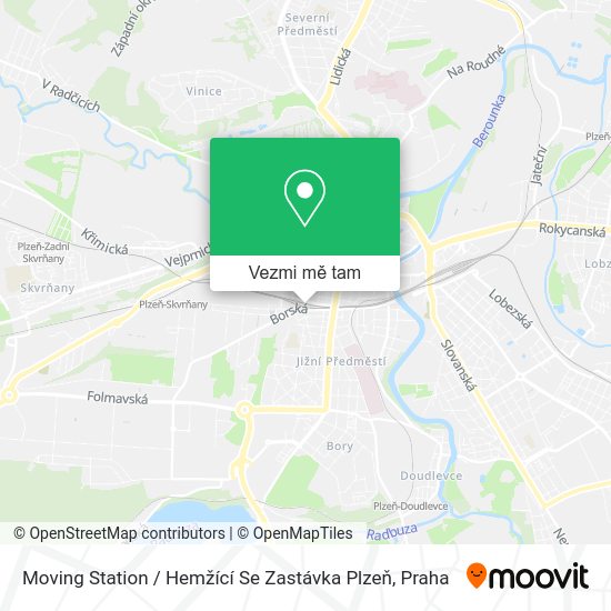 Moving Station / Hemžící Se Zastávka Plzeň mapa