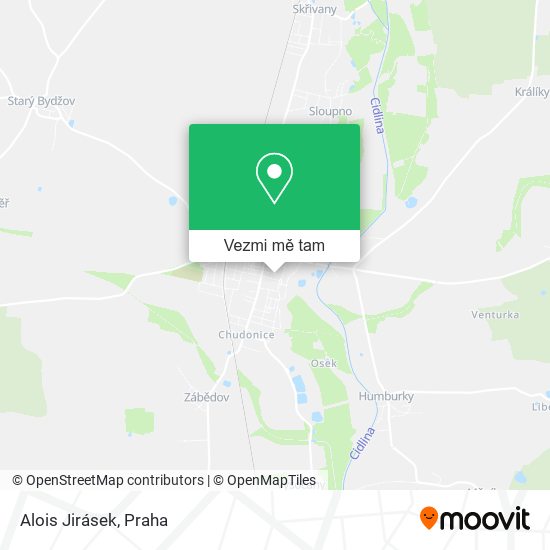 Alois Jirásek mapa