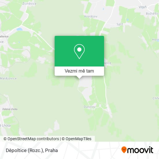 Děpoltice (Rozc.) mapa